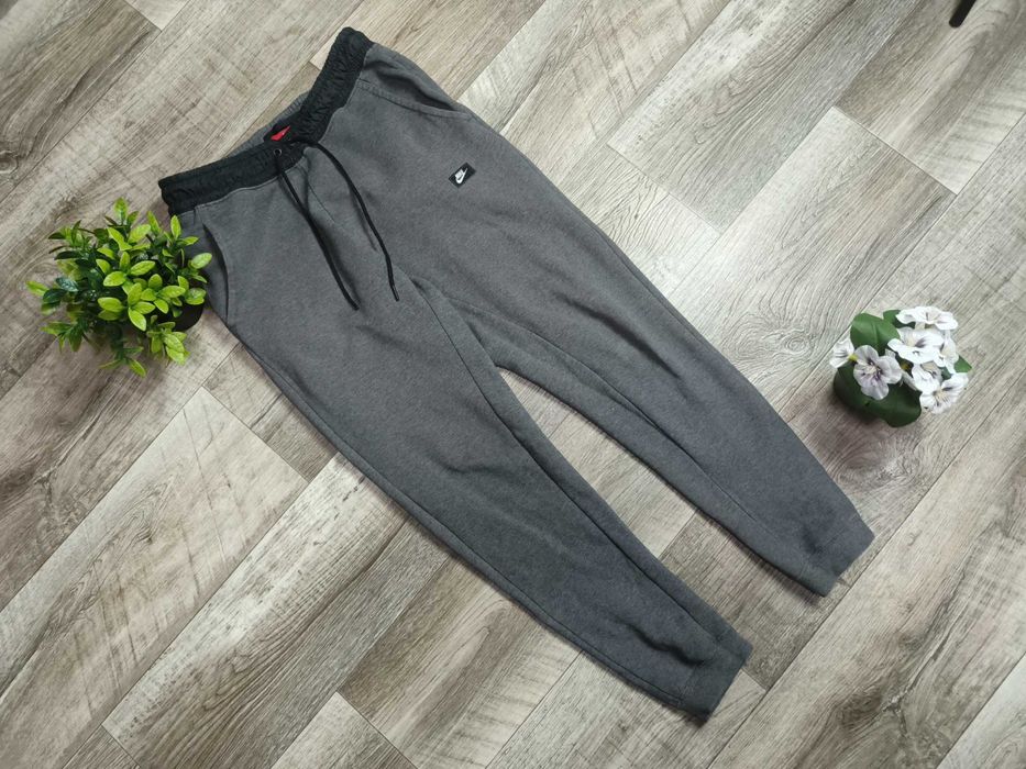 NIKE MODERN чоловічі спортивні штани теплі сірі бавовна М