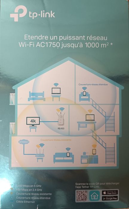Repetidor Wi-fi TP Link RE450