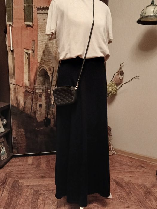 Спідниця вовна 50%  максі тепла вовняна довга