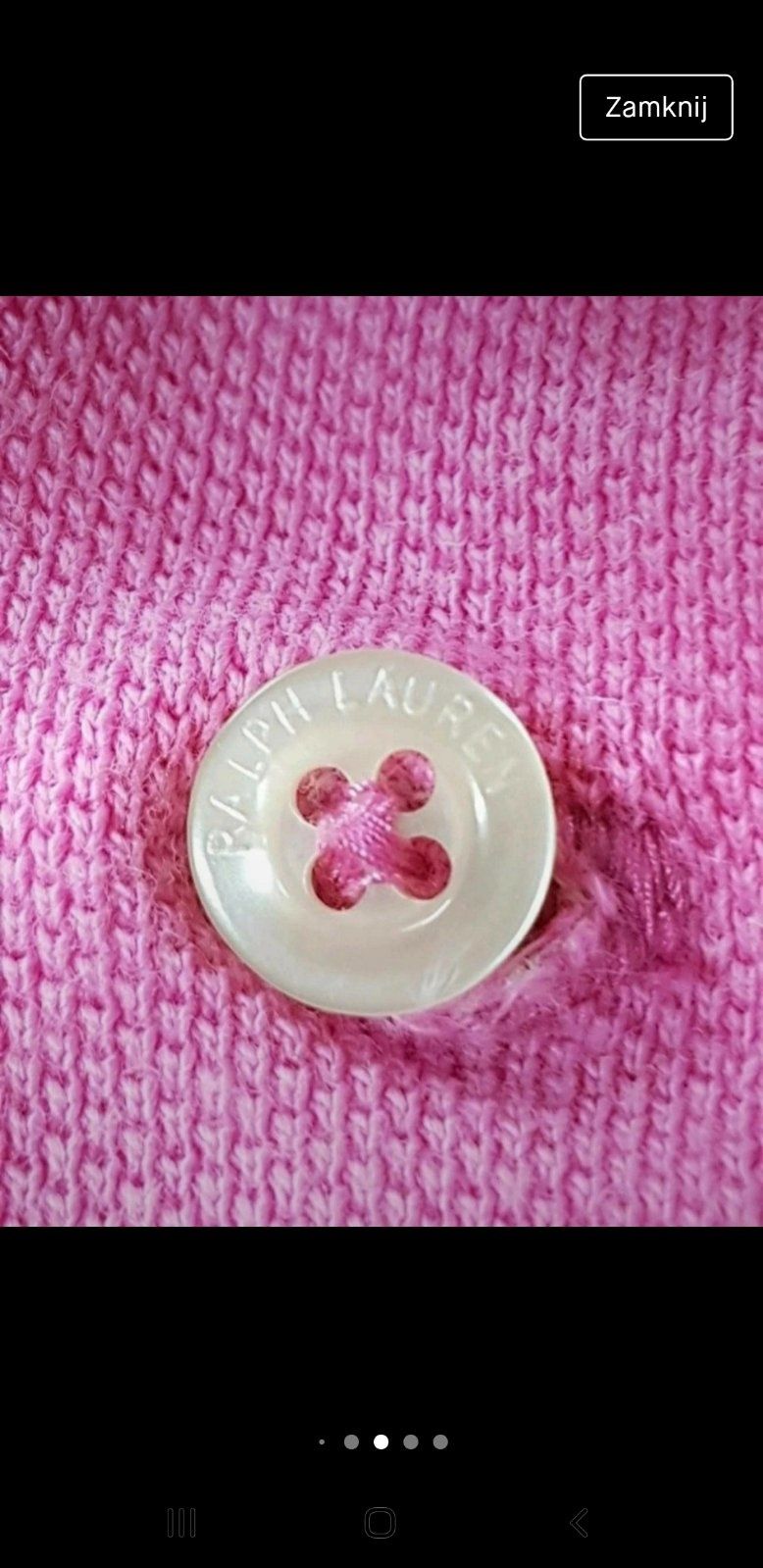 Ralph Lauren koszulka polo polówka młodzieżowa r XS/S unisex