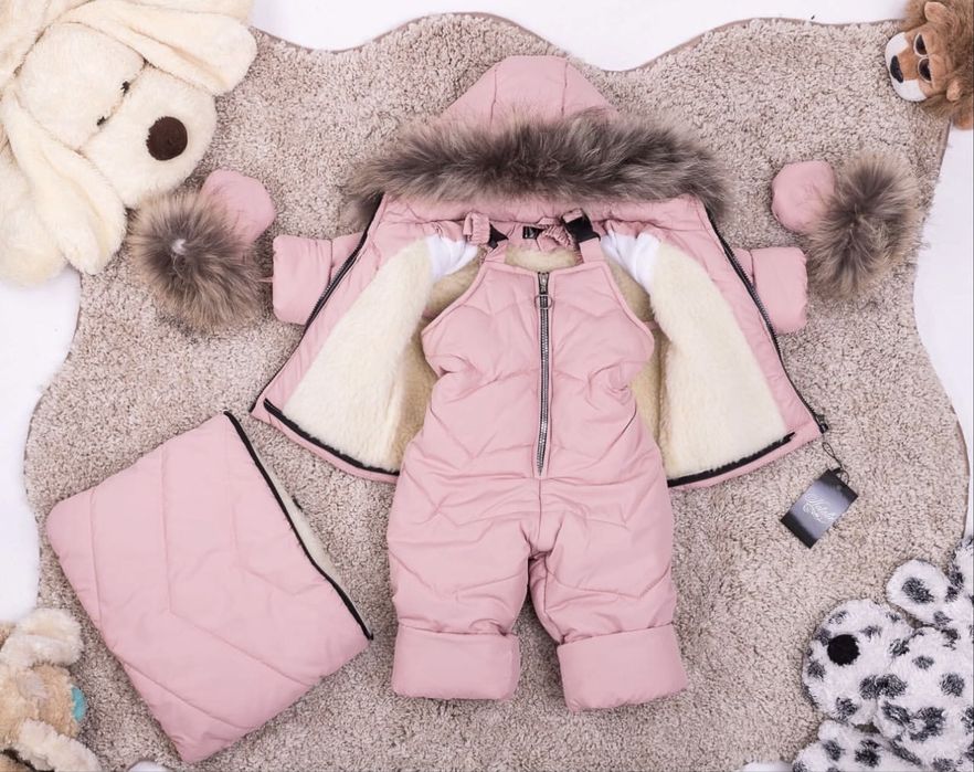 Зимовий комбінезон трійка від 0 до 2х років