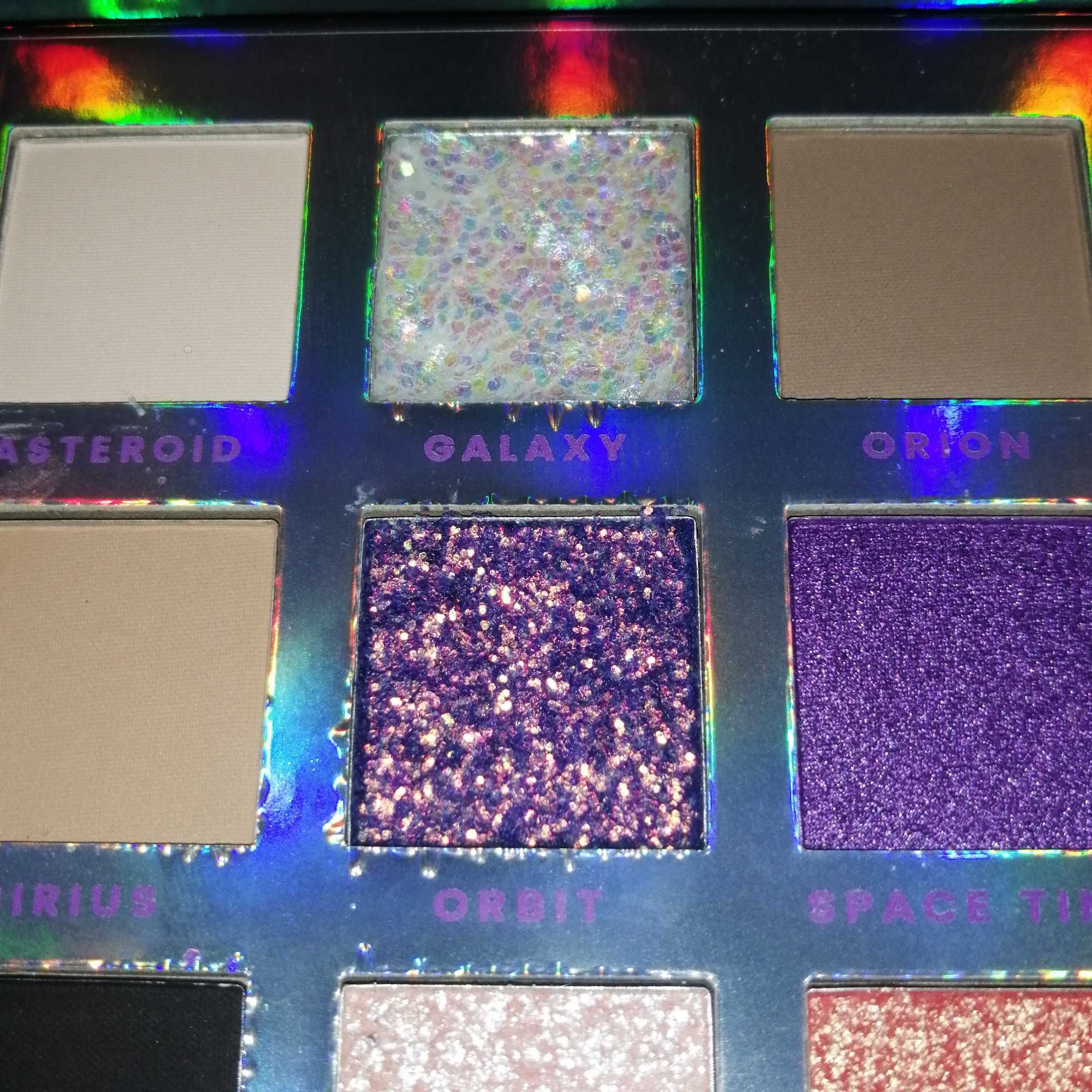 Nowa paleta cieni GalaxyGlam Stars brokatowa błyszcząca glitter topper