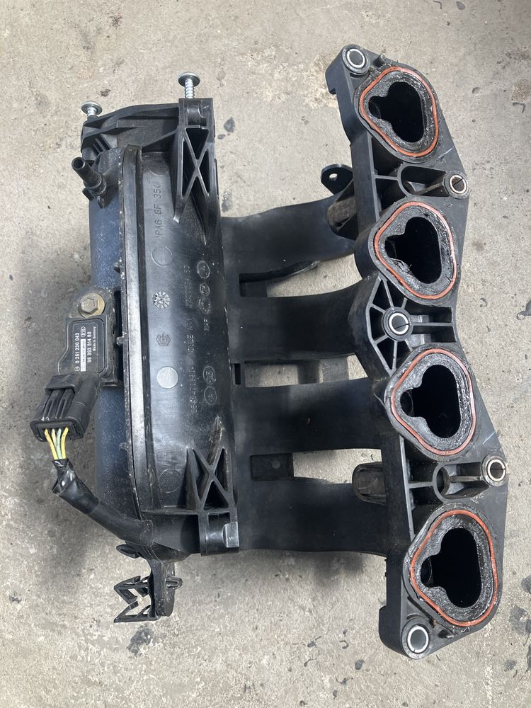 Peugeot 206 - kolektor ssący czujnik map sensor