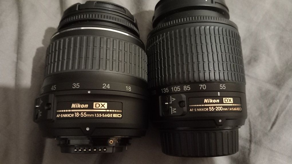 Aparat Nikon d3100 + 2 obiektywy