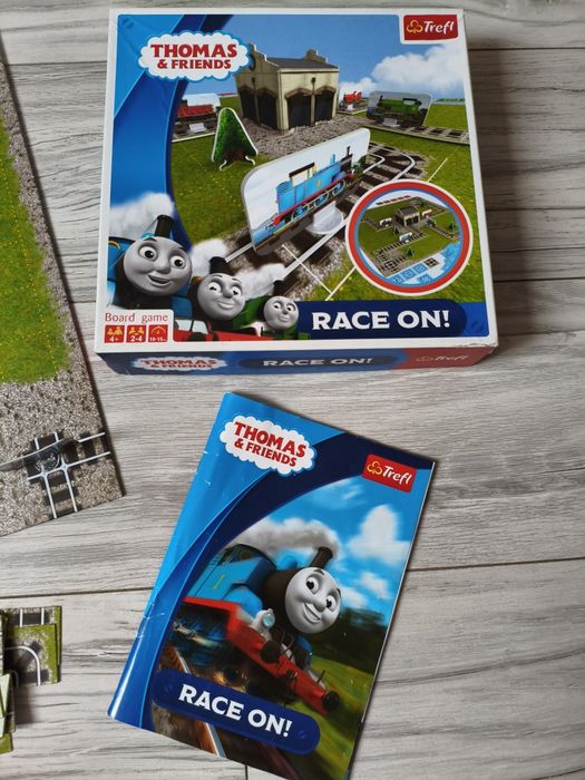 Gra planszowa pociągi Race on! Tomek i przyjaciele Trefl