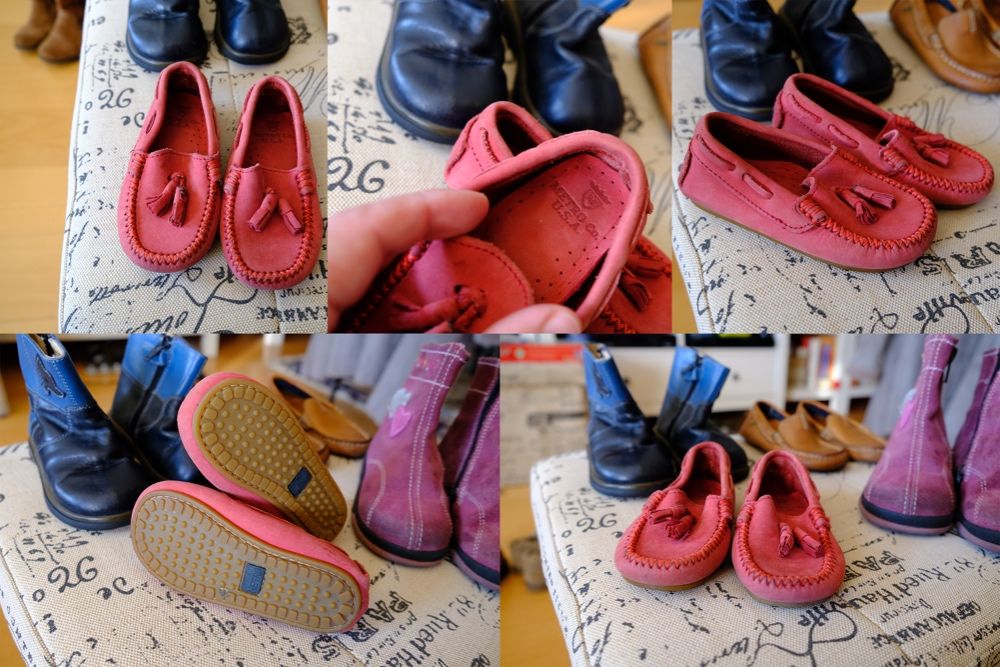 lote de calçado de menina, do n.º19 ao 23