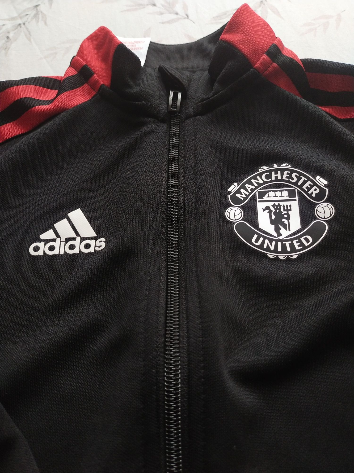 Komplet piłkarski bluza i dresy Adidas Manchester United