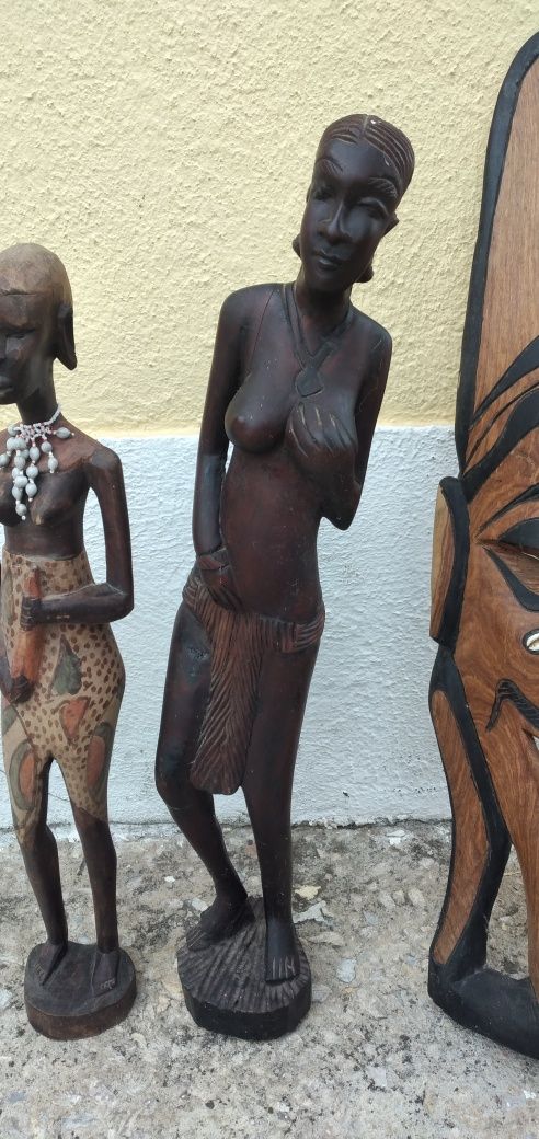 Escultura africana decorativa