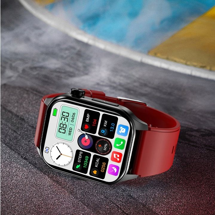 Smartwatch Zegarek Dla Seniora Ekg Pomiar Cukru Puls Ciśnienie Tempera