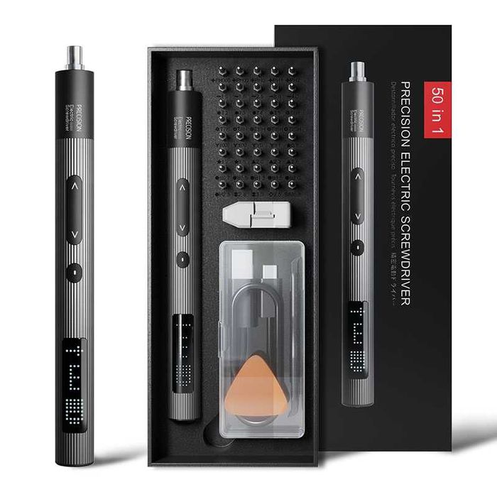 Электроотвертка 50 в 1, 3-скор. крутящий момент, Phillips  400 мАч