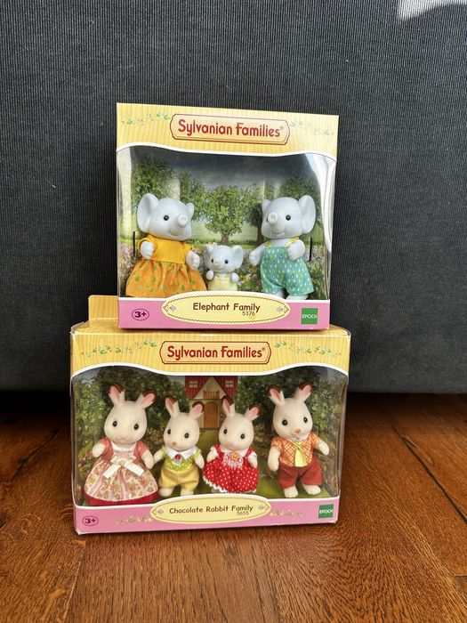 Sylvanian Families rodzina Królików i sloni