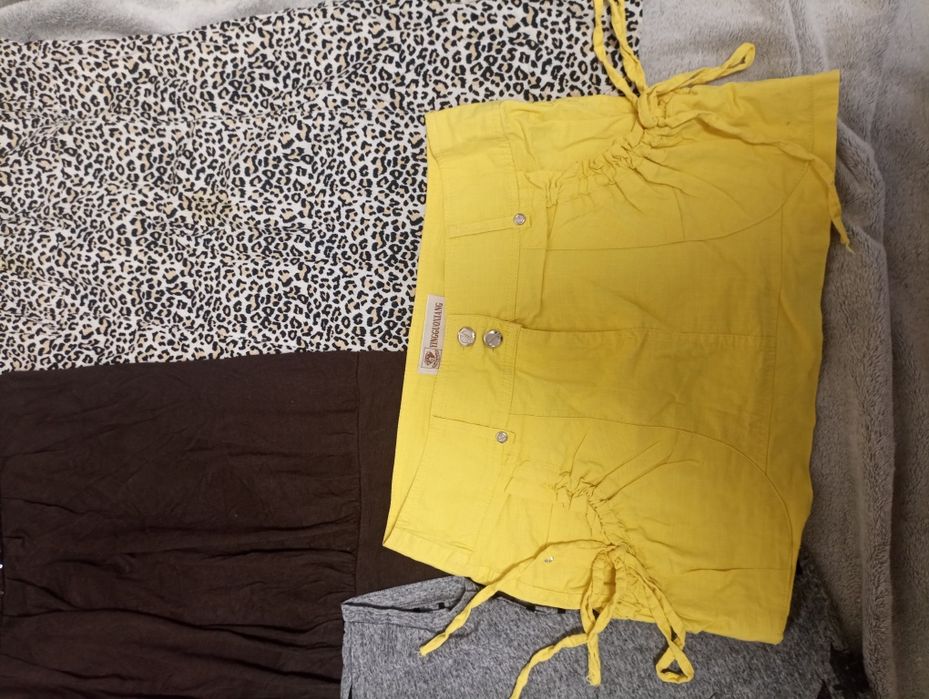 Пакет вещей 12-13 лет, рубашка, юбка, футболки