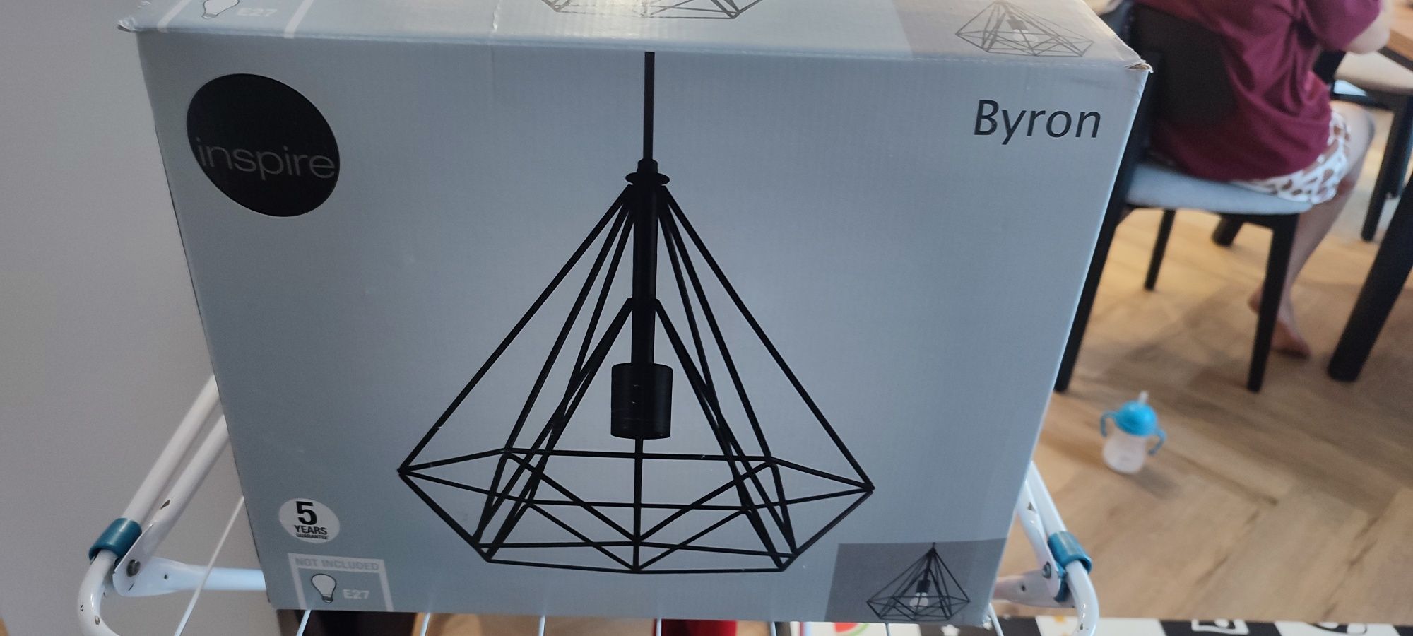 Lampa wisząca Byron czarna E27 Inspire