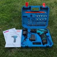 Шуруповерт Makita DF330DWE (12V, 2AН) с набором инструментов.