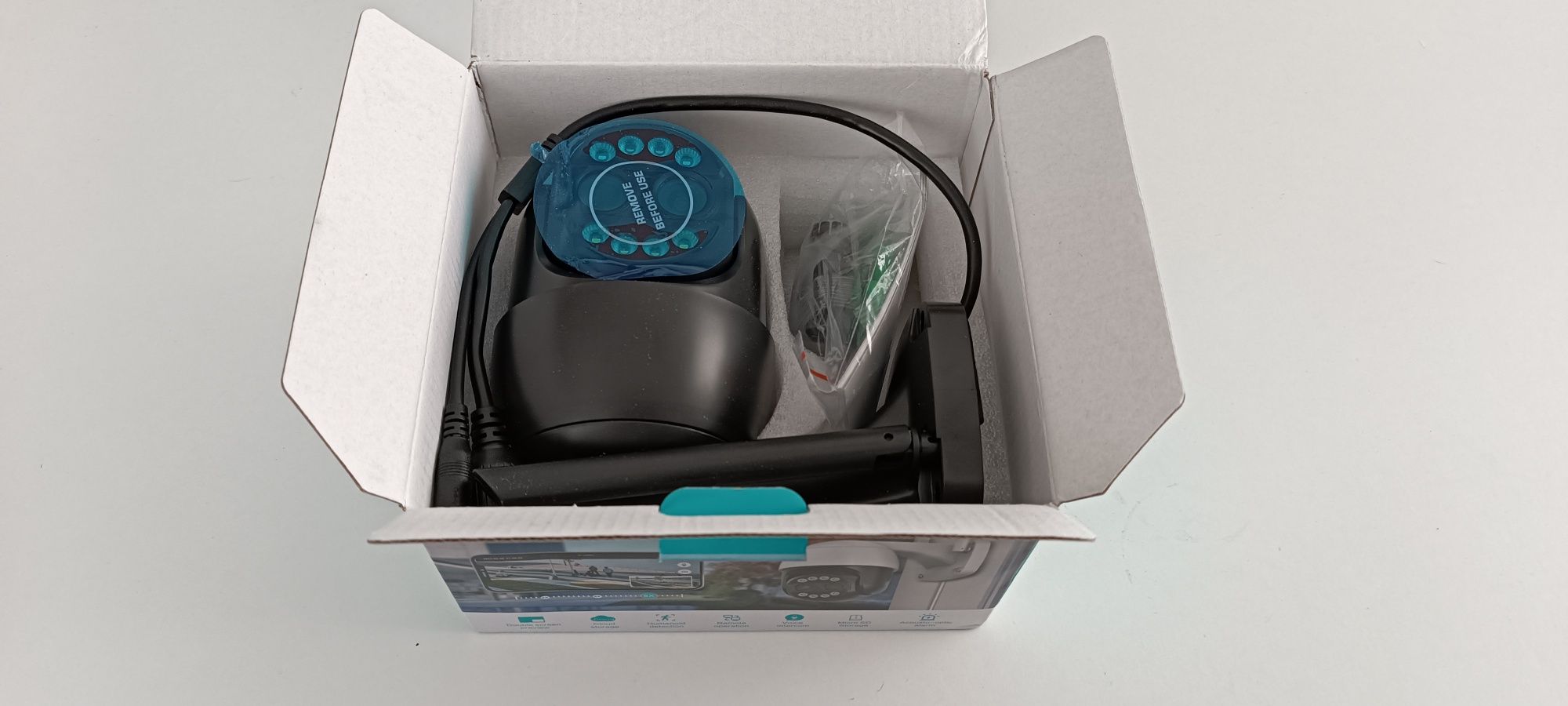 Kamera IP 360° 8MP wifi zoom 8x dwie soczewki