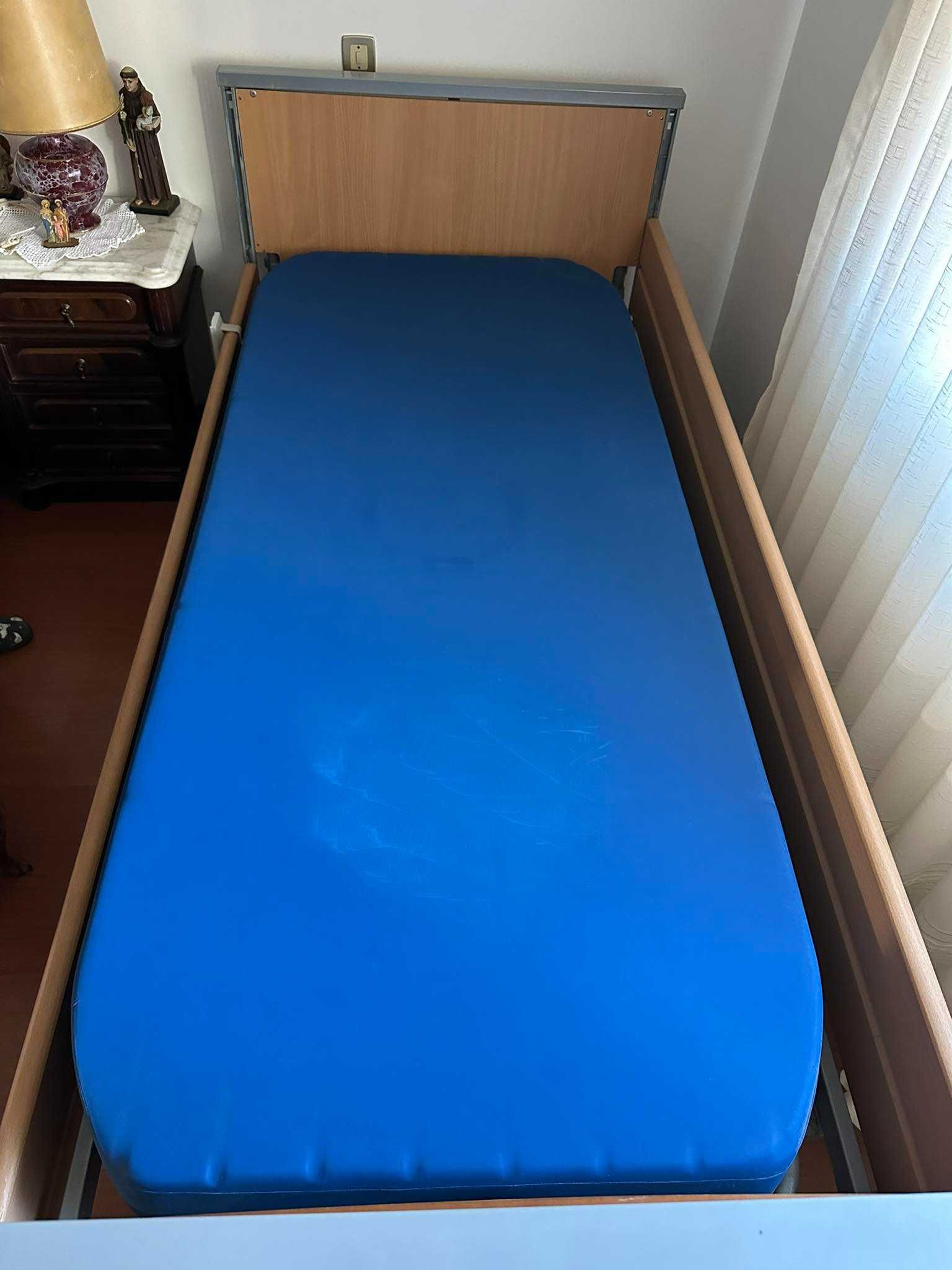 cama articulada + colchão