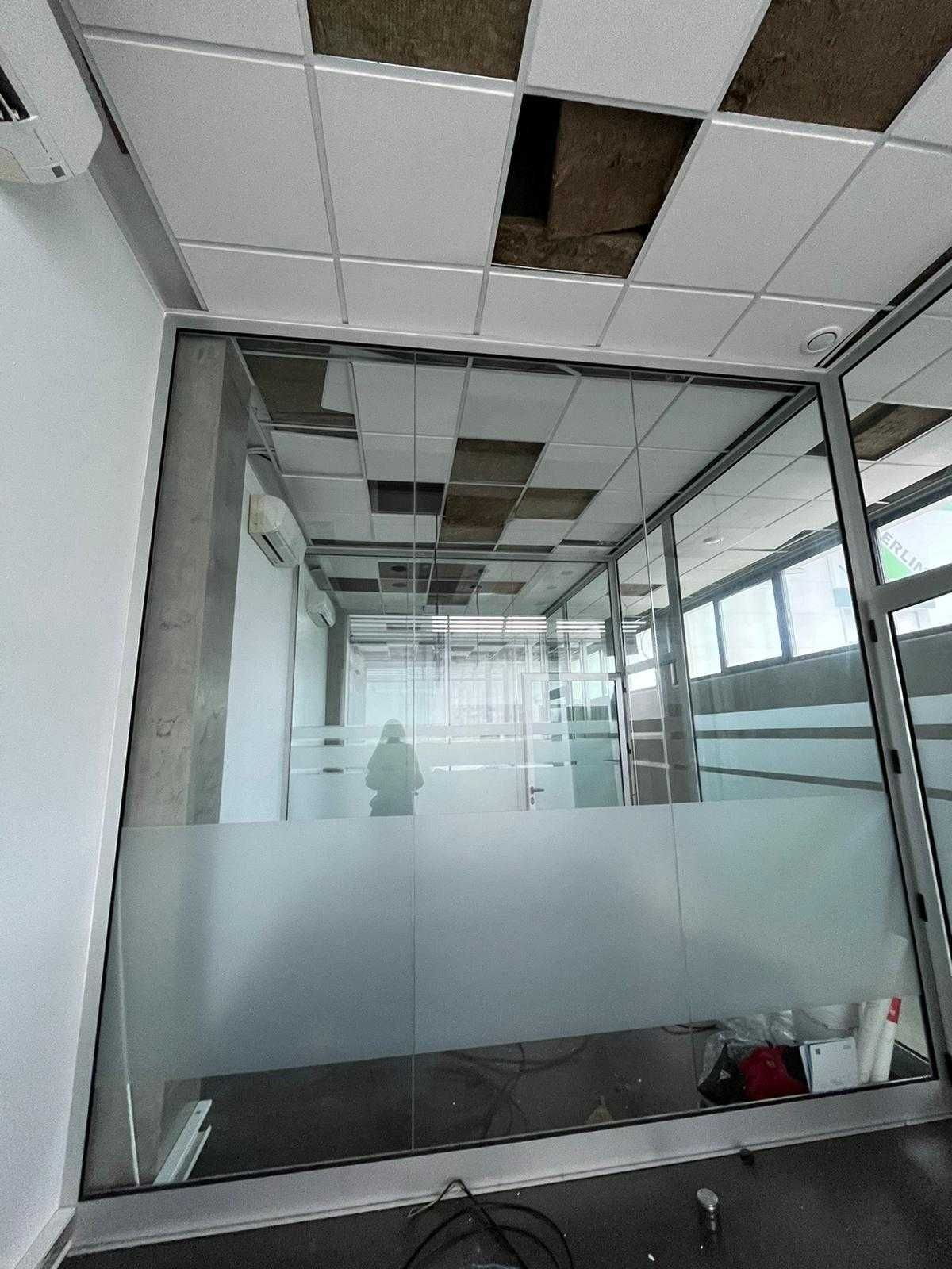 Preço até fim do mês Divisórias em Vidro e Alumínio natural 6 gab
