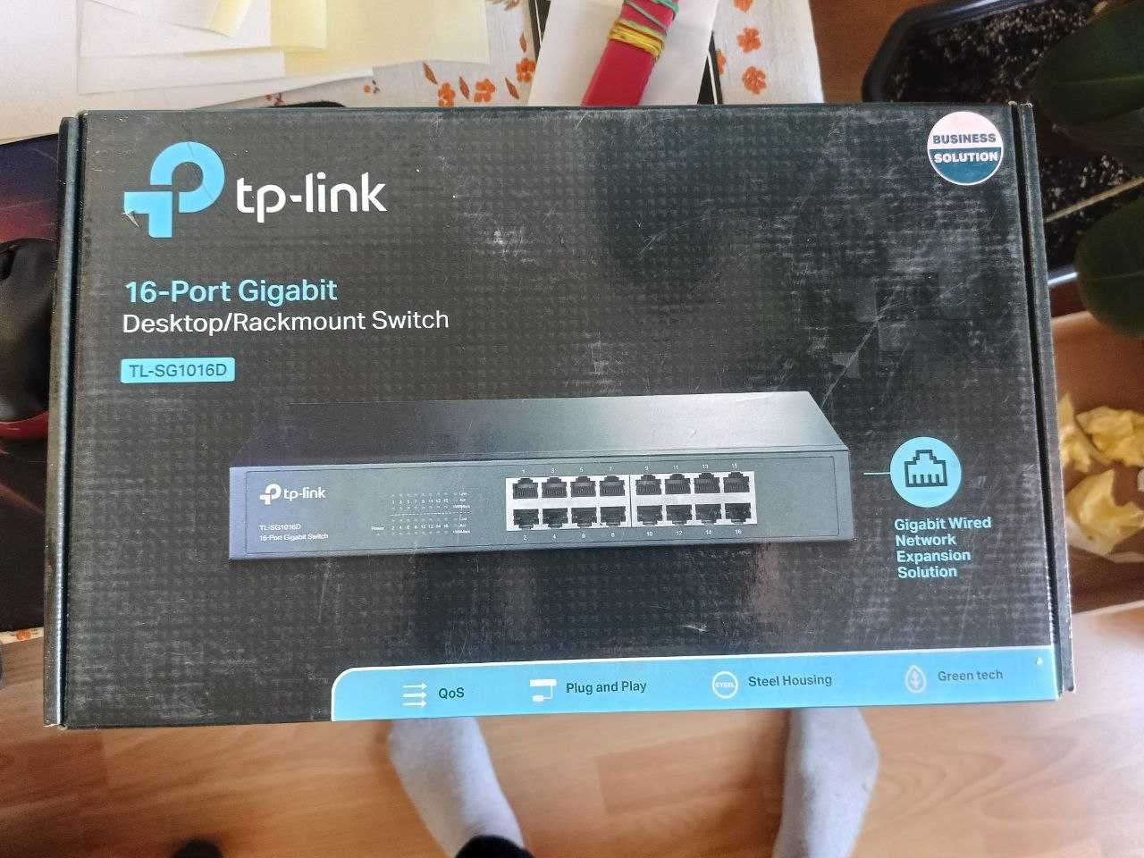 Комутатор TP-LINK TL-SG1016D гігабітний (TL-SG1016D)