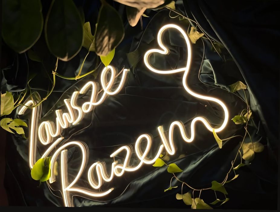 Neon Napis Led na wesele
