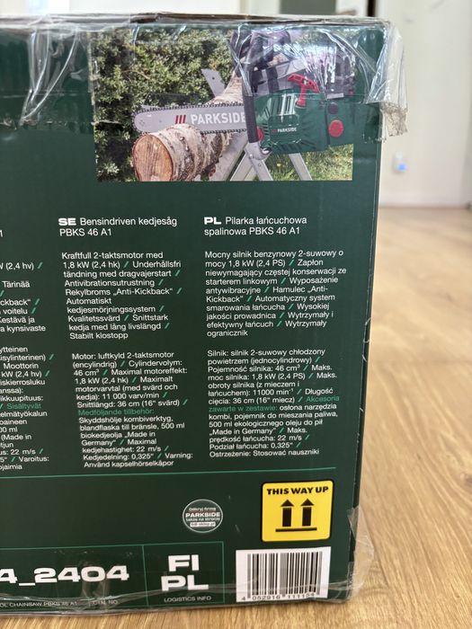 Nowa spalinowa piła Parkside