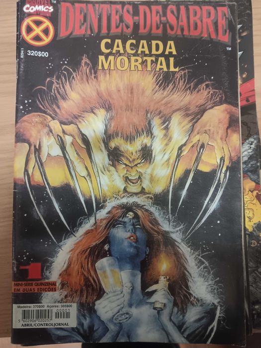 Dentes de Sabre banda desenhada