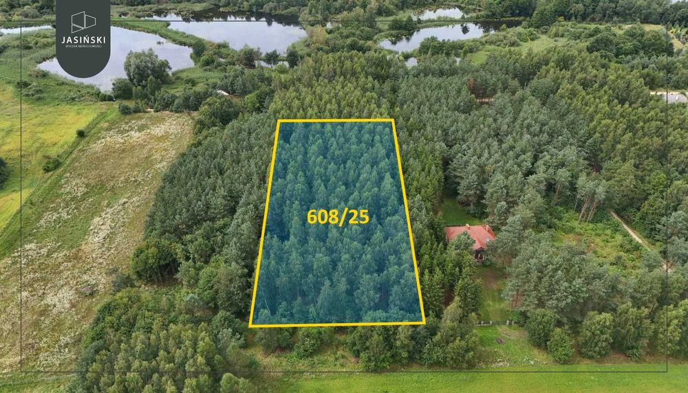 Działka z WZ (na DOM) | 3001 m² | jeziora, cisza i spokój | 160 000 zł