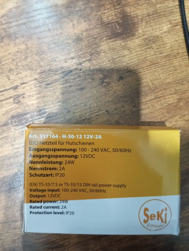 Zasilacz szynowy Seki Power