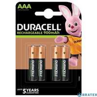 4  szt  akumulatorki duracell recharge r03 aaa 900mah