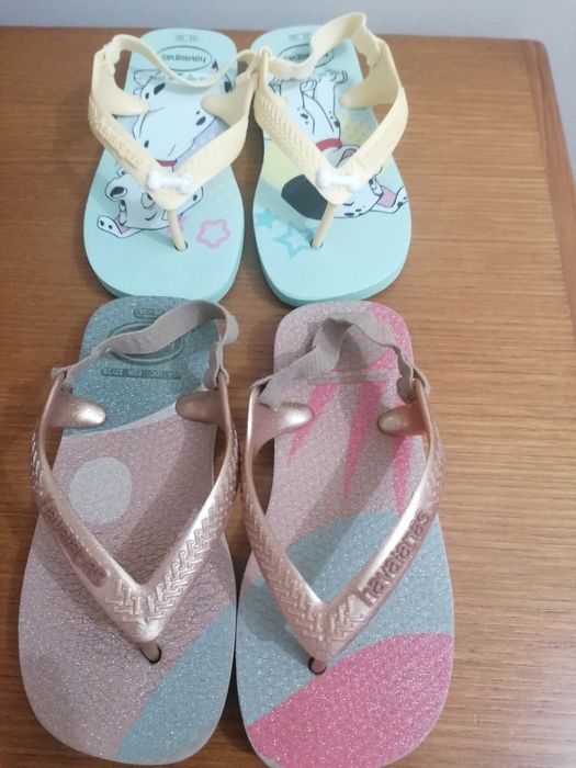 2 pares de havaianas