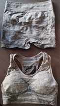 Conjunto fitness top e calção