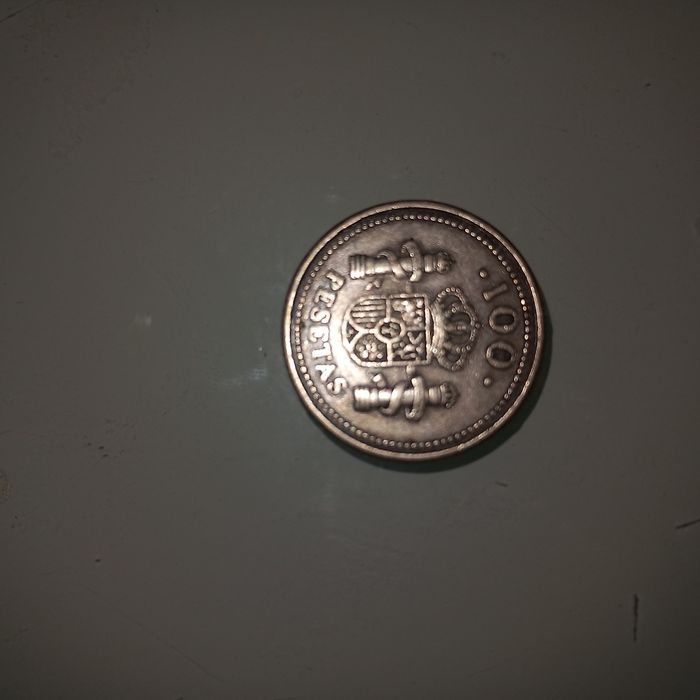 Moeda de 100 pesetas de 1998