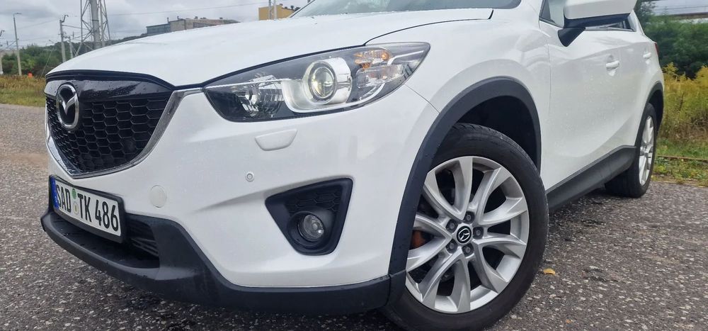 Mazda CX-5 2.2 skyactiv 4x4 biała perła xenon skóry nagłośnienie bose alu 18