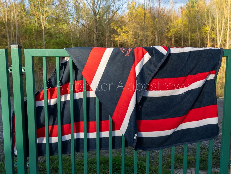 Derka polarowa Jacson w pasy 145 cm