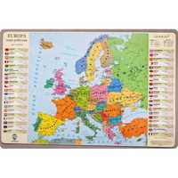 Podkładka - Mapa EUROPY + inne dane