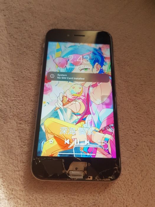 działający iphone 6 który ma zepsuty sim lock i nie znane hasło