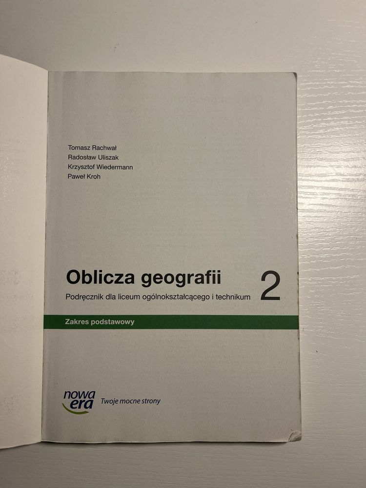 Oblicze geografii 2 zakres podstawowy