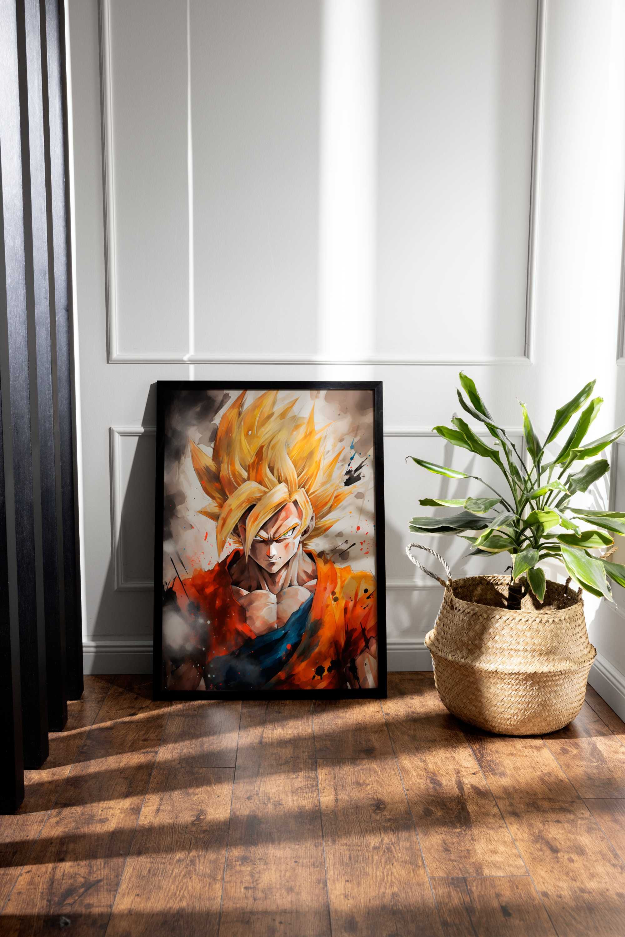 Plakat na Ścianę Obraz Dragon Ball Z Son Goku SSJ2 40x60 cm Premium