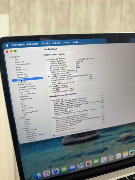 MACBOOK AIR M4 - 16/256GB - 13 POLEGADAS - 24 Meses de garantia