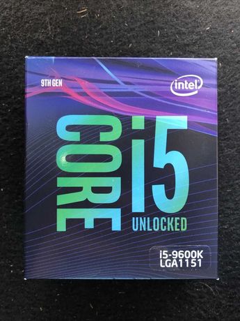 Новый Intel core i5 9600K Lga1151