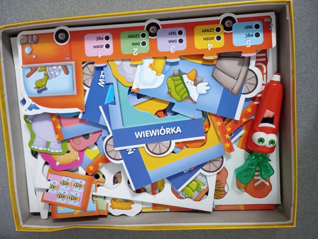 Książki gry układanki puzzle dla dzieci WYPRZEDAŻ