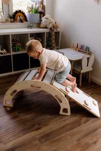 Bujak dla dziecka Montessori NOWY bujaczek mostek zjeżdżalnia ścianka