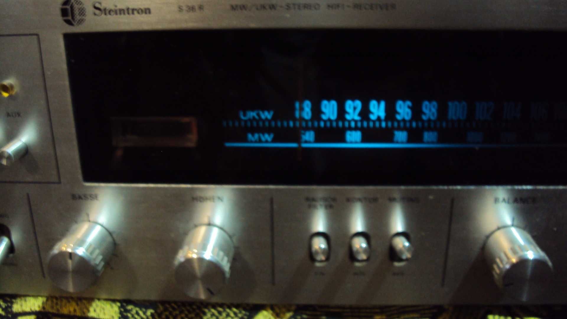 Винтажный STEINTRON s36r Hi-Fi  стерео ресивер не sanyo и не sharp