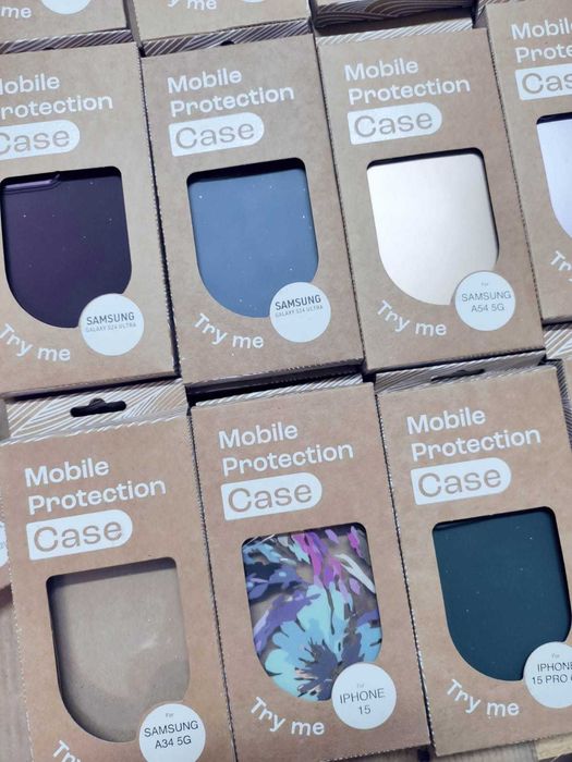 Pakiet etui case do różnych marek telefonów Silikonowe Ponad 250 sztuk