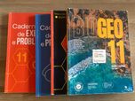 Livros biologia, FQ e Matemática 11 ano