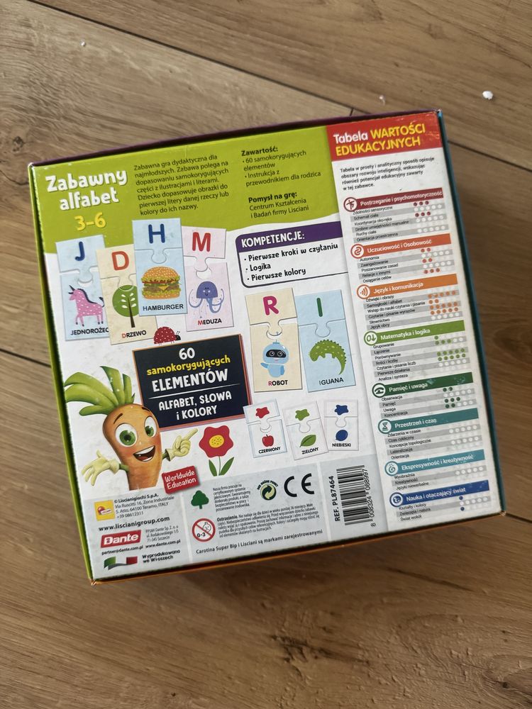 Zabawny alfabet Lisciani 3-6 lat