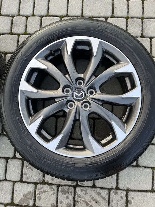 Alufelgi 5x114,3 19 cali Mazda Cx-5 Cx-7 Cx-9 opony lato 225/55/19