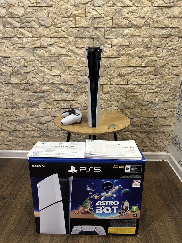 Новая PlayStation 5 Slim чек гарантия подписка PS+ игры кастомный джой