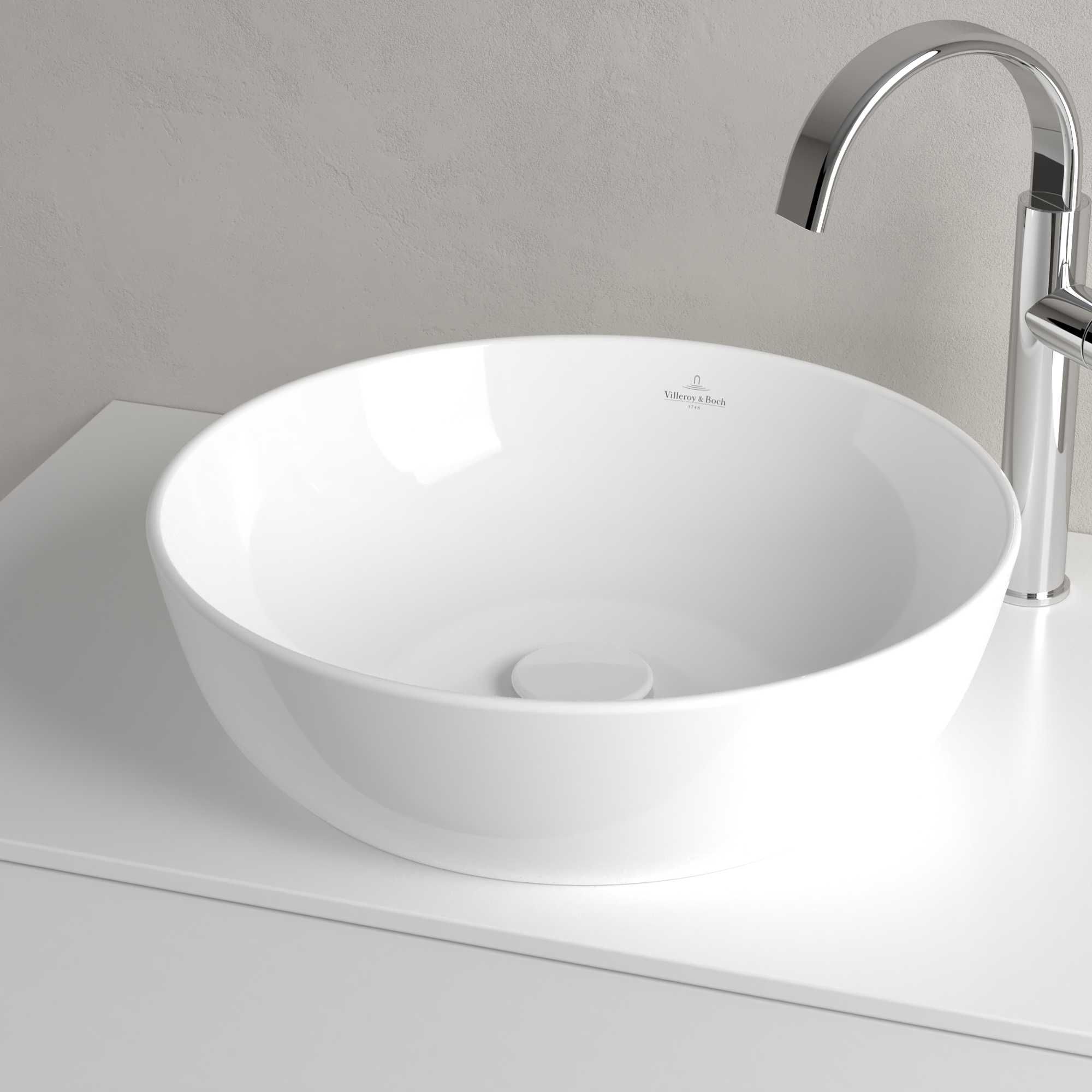 Villeroy&Boch Artis Umywalka Nablatowa okrągła CeramicPlus 417943R1