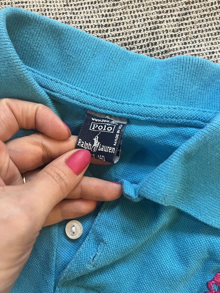 Ralph lauren t-shirt turkusowy