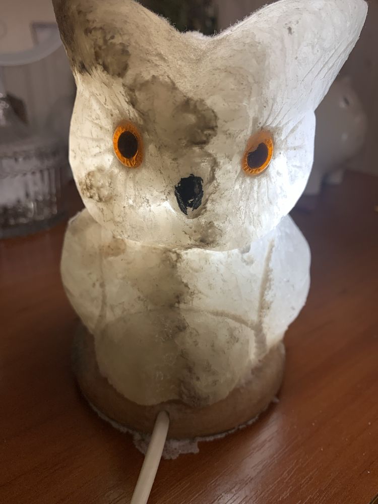 Сольовий нічник Сова